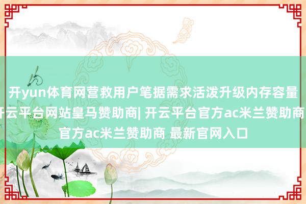开yun体育网营救用户笔据需求活泼升级内存容量与存储空间-开云平台网站皇马赞助商| 开云平台官方ac米兰赞助商 最新官网入口